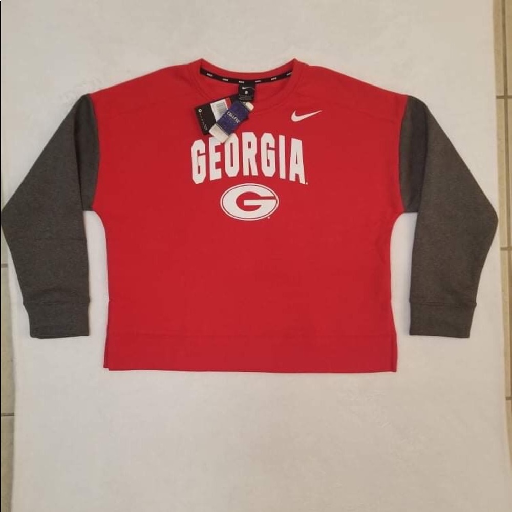 Wmns LARGE Nike UGA Sweatshirt